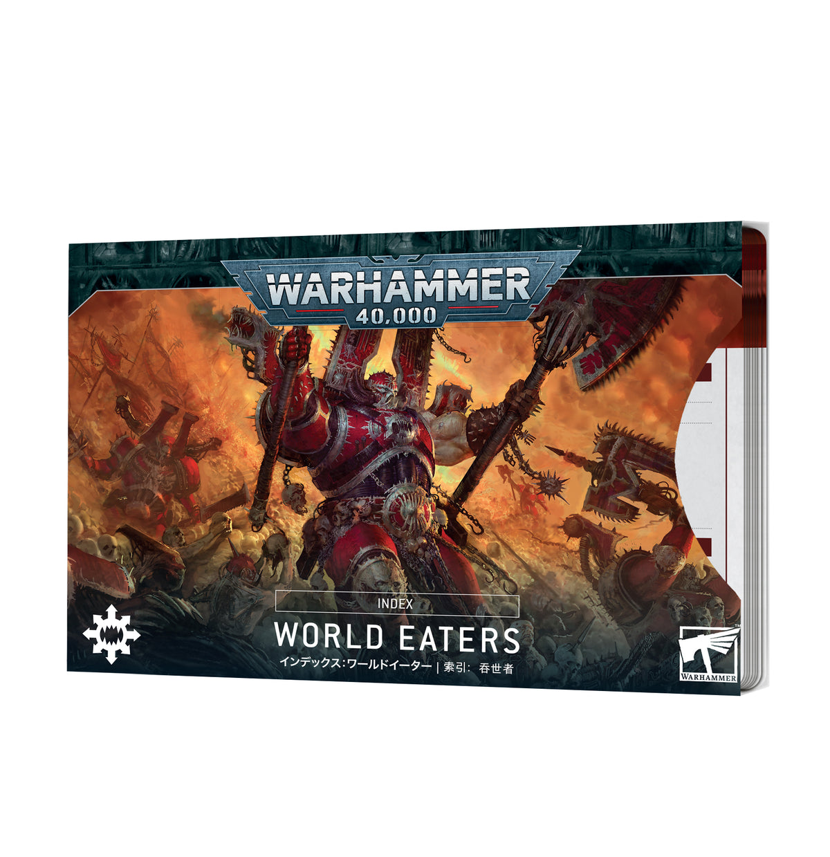 Warhammer 40.000 Index Cards: World Eaters Deutsch