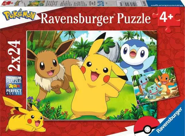 Pokémon Puzzle - Pikachu und seine Freunde (24 Teile)