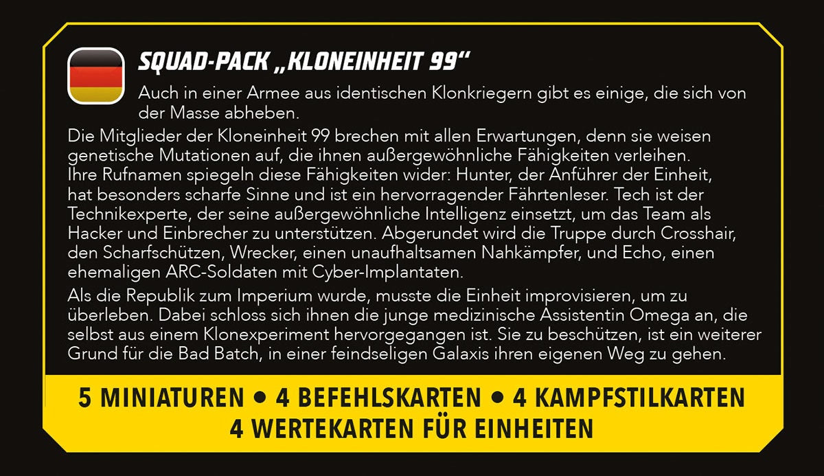 Clone Force 99 - Squad Pack