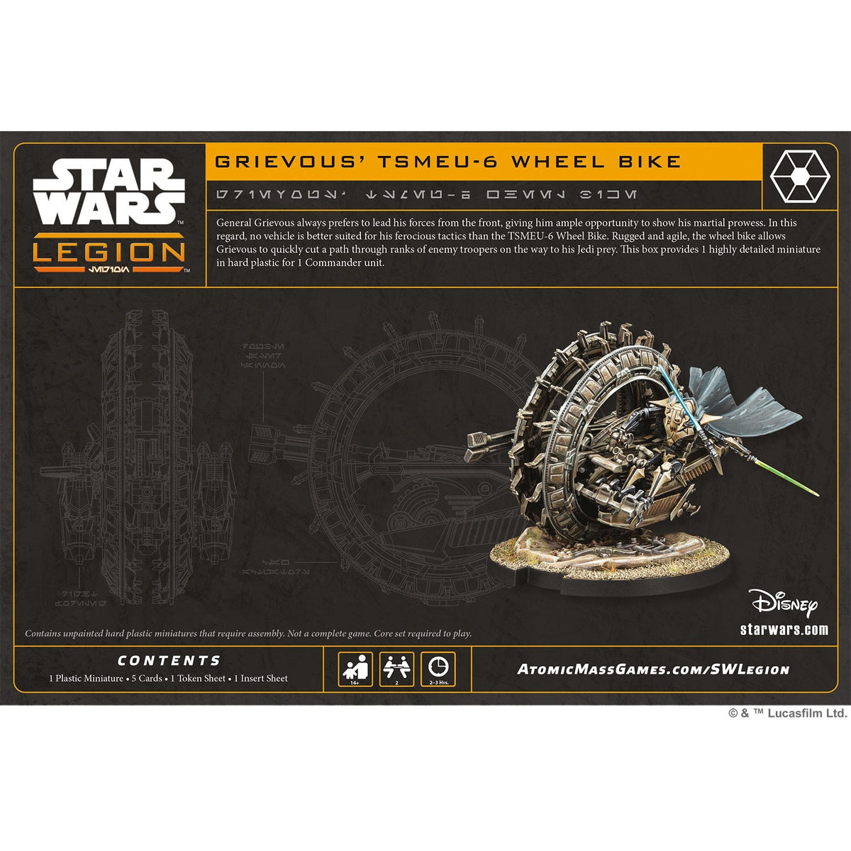 Star Wars: Legion – Grievous’ TSMEU-6 Wheel Bike