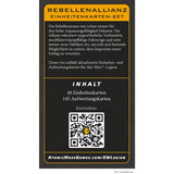 Star Wars: Legion – Rebellen Allianz Einheitenkarten-Set