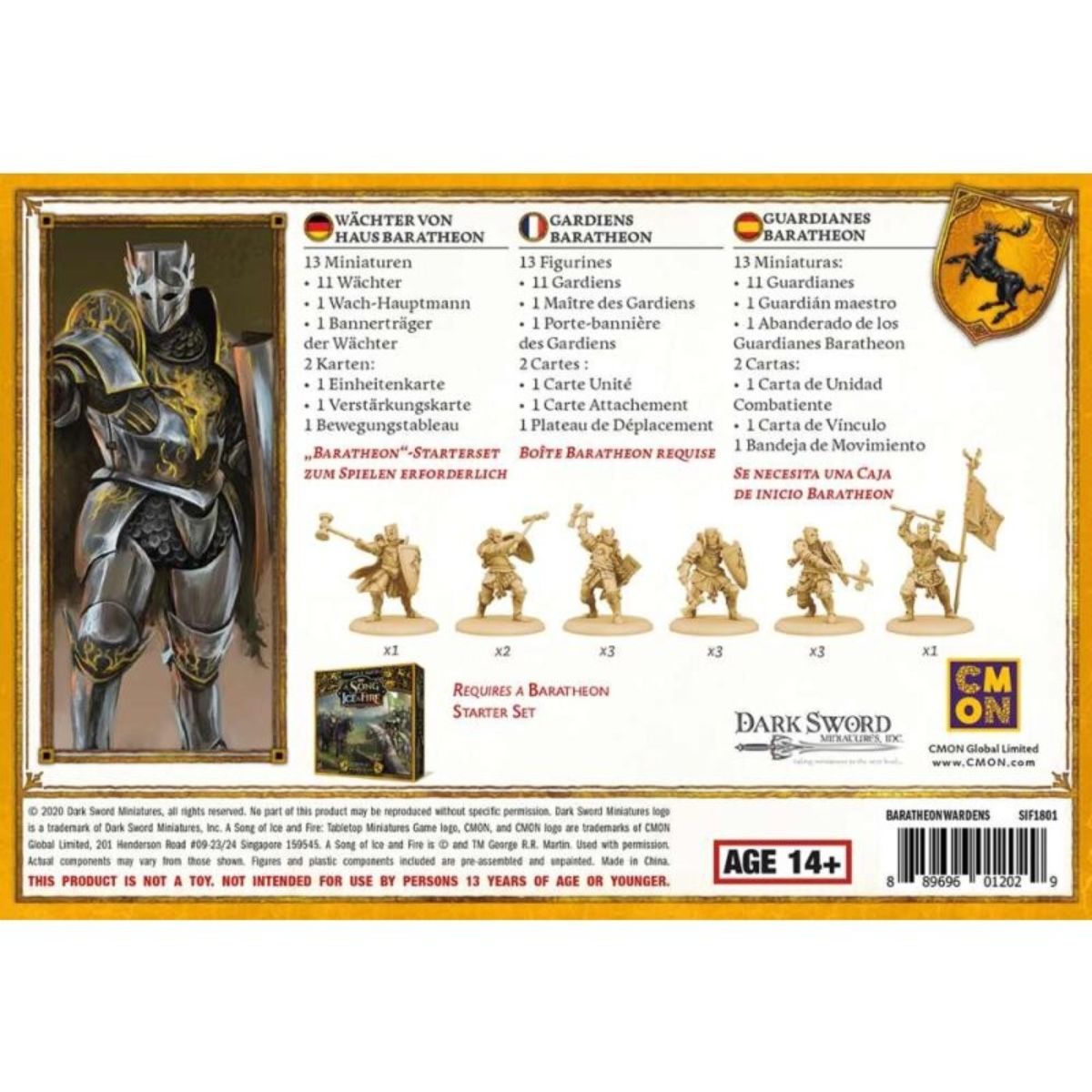 Song of Ice & Fire - Baratheon Wardens (Wächter von Haus Baratheon)