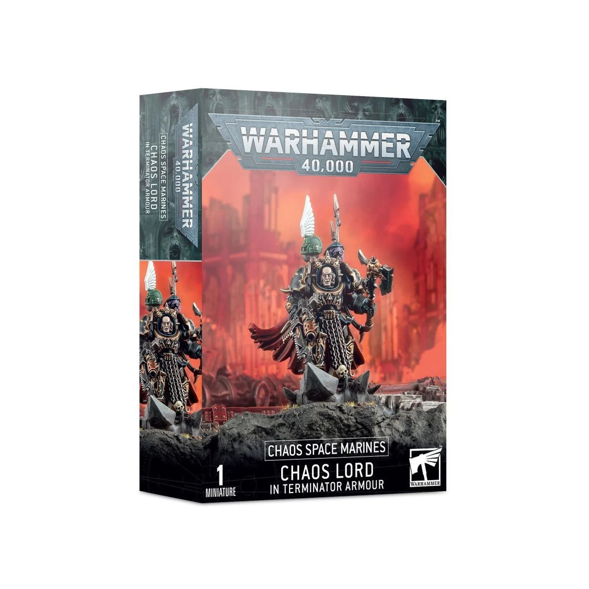 Warhammer 40.000 Chaos Space Marines Chaos Lord in Terminator Armour