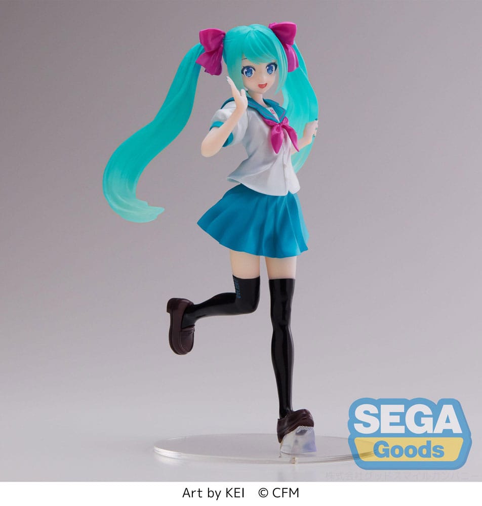 Hatsune Miku Luminasta PVC Statue Hatsune Miku 16th Anniversary KEI Ver. 18 cm