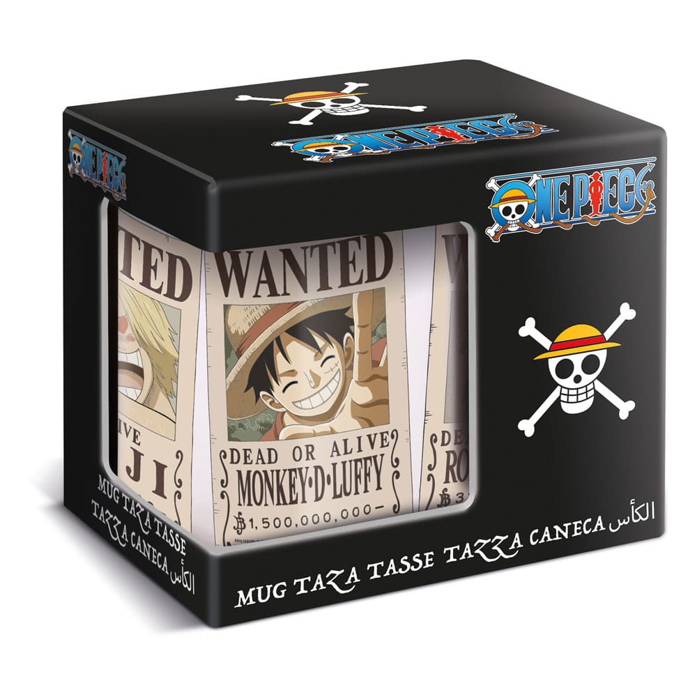 One Piece Tassen Umkarton Wanted 325 ml