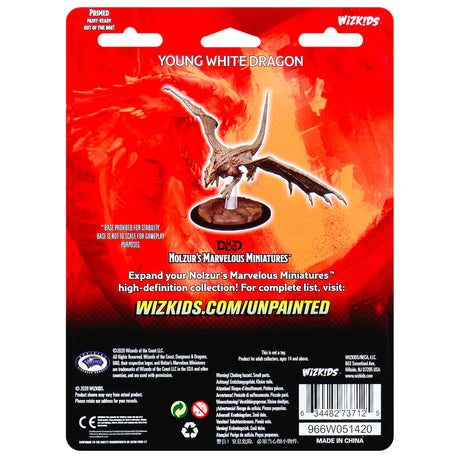 D&D Nolzur's Marvelous Miniatures - Young White Dragon